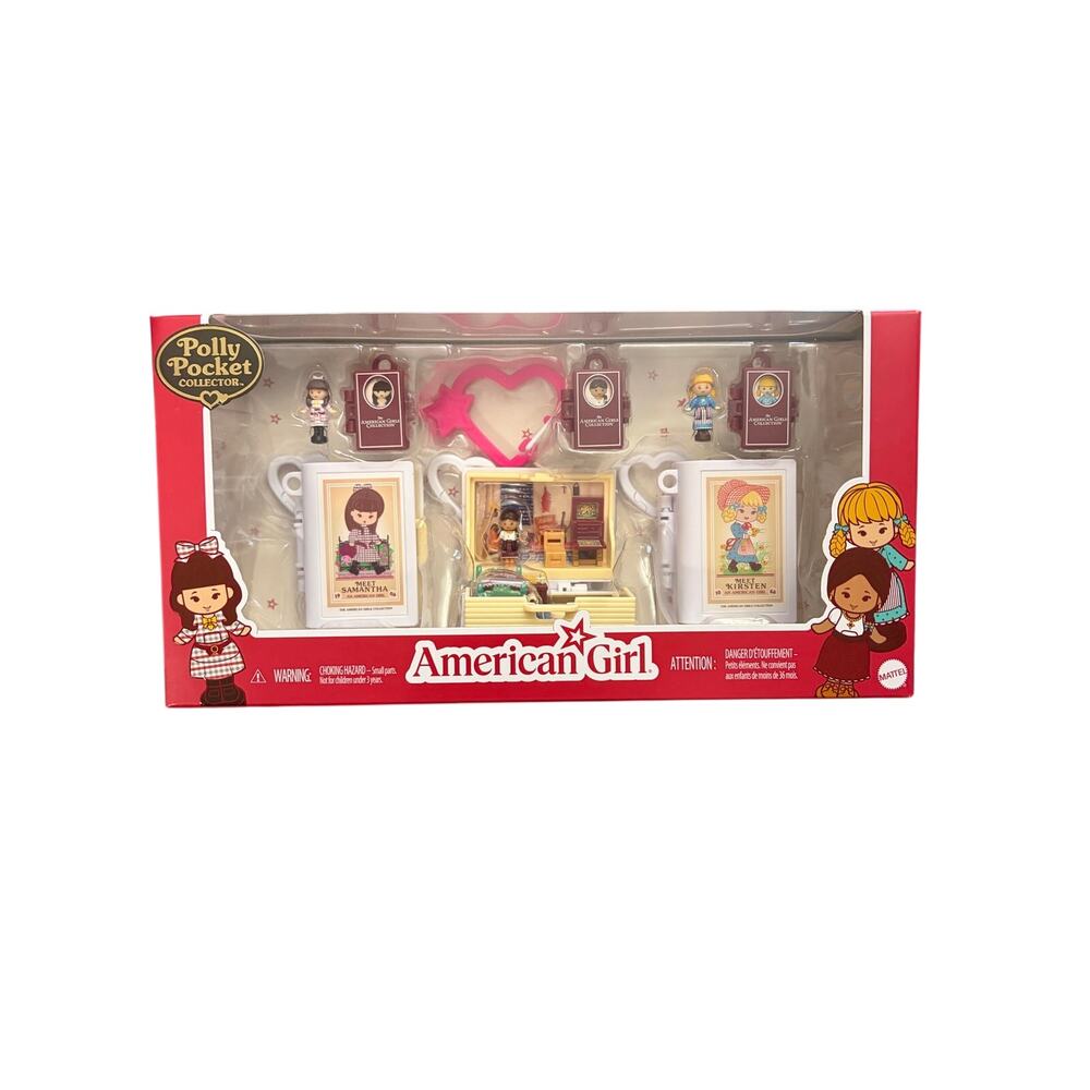 New Mattel American Girl X Polly Pocket 2026 Kirsten Samantha Josefina In Hand